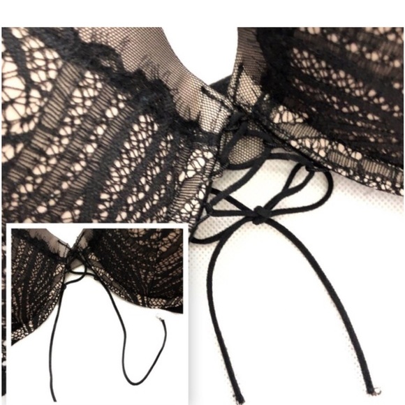 Victoria Secret Very Sexy Lace Corset‎ Push Up Bra Size 34DD - Picture 10 of 10